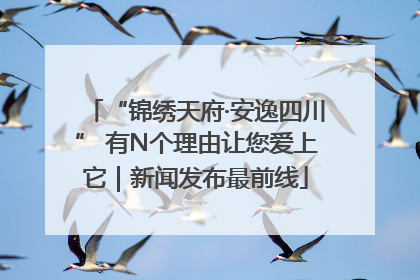 “锦绣天府·安逸四川” 有N个理由让您爱上它｜新闻发布最前线