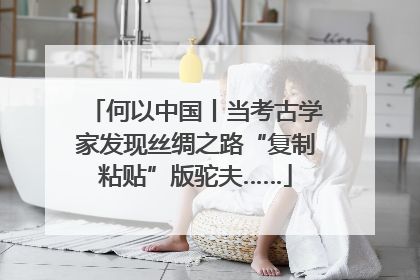 何以中国丨当考古学家发现丝绸之路“复制粘贴”版驼夫……
