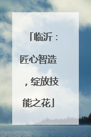 临沂：匠心智造，绽放技能之花