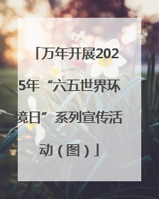 万年开展2025年“六五世界环境日”系列宣传活动（图）