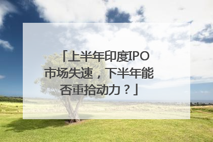 上半年印度IPO市场失速，下半年能否重拾动力？