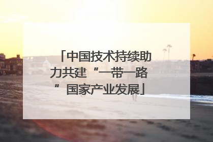 中国技术持续助力共建“一带一路”国家产业发展