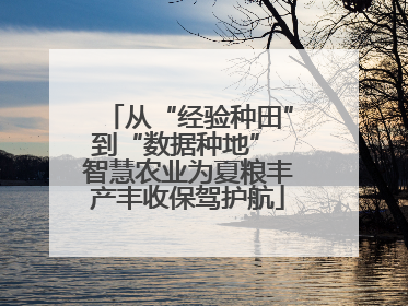 从“经验种田”到“数据种地” 智慧农业为夏粮丰产丰收保驾护航