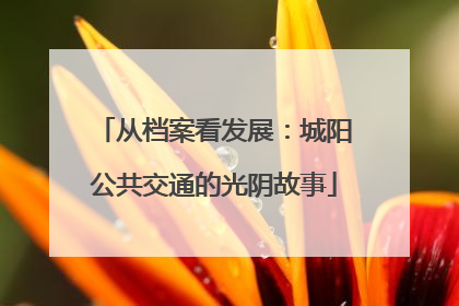 从档案看发展：城阳公共交通的光阴故事