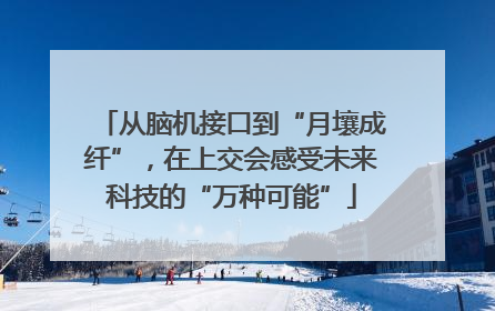 从脑机接口到“月壤成纤”，在上交会感受未来科技的“万种可能”