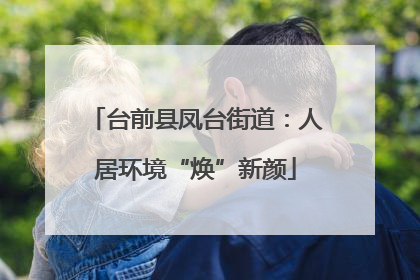 台前县凤台街道：人居环境“焕”新颜