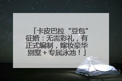 卡皮巴拉“豆包”征婚：无需彩礼，有正式编制，嫁妆豪华别墅＋专属泳池！