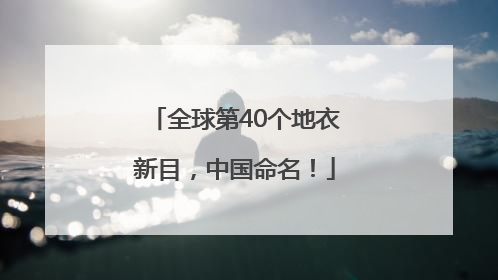 全球第40个地衣新目，中国命名！