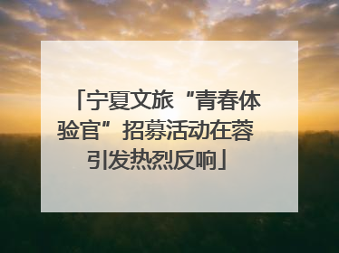 宁夏文旅“青春体验官”招募活动在蓉引发热烈反响