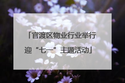 官渡区物业行业举行迎“七一”主题活动