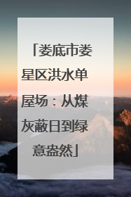 娄底市娄星区洪水单屋场：从煤灰蔽日到绿意盎然