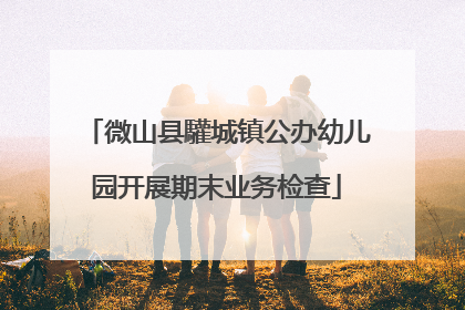 微山县驩城镇公办幼儿园开展期末业务检查