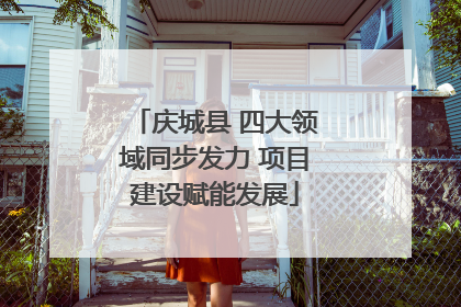 庆城县 四大领域同步发力 项目建设赋能发展