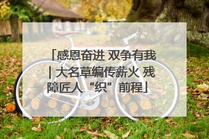 感恩奋进 双争有我｜大名草编传薪火 残障匠人“织”前程
