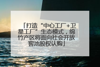 打造“中心工厂+卫星工厂”生态模式，绵竹产区将面向社会开放窖池股权认购