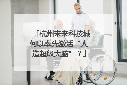 杭州未来科技城何以率先激活“人造超级大脑”？