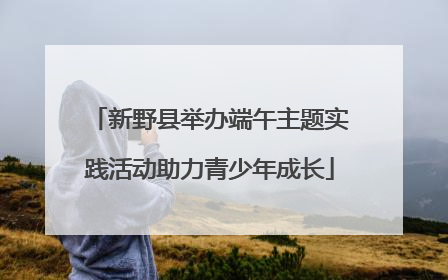 新野县举办端午主题实践活动助力青少年成长
