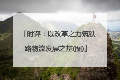 时评：以改革之力筑铁路物流发展之基(图)