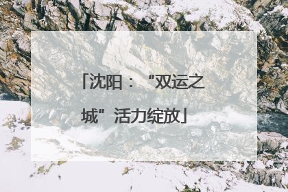 沈阳：“双运之城”活力绽放
