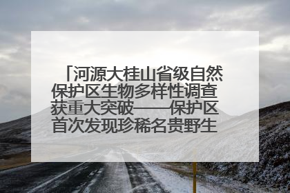 河源大桂山省级自然保护区生物多样性调查获重大突破——保护区首次发现珍稀名贵野生干巴菌与钝尾两头蛇