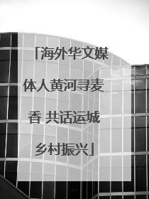 海外华文媒体人黄河寻麦香 共话运城乡村振兴