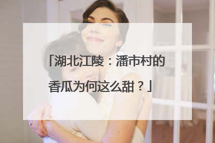 湖北江陵：潘市村的香瓜为何这么甜？