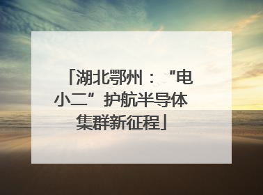 湖北鄂州：“电小二”护航半导体集群新征程