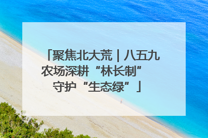 聚焦北大荒｜八五九农场深耕“林长制” 守护“生态绿”