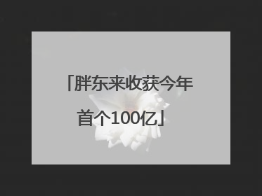 胖东来收获今年首个100亿