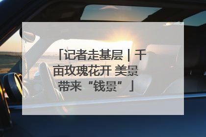 记者走基层｜千亩玫瑰花开 美景带来“钱景”