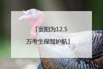 襄阳为12.5万考生保驾护航