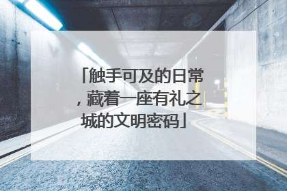 触手可及的日常，藏着一座有礼之城的文明密码