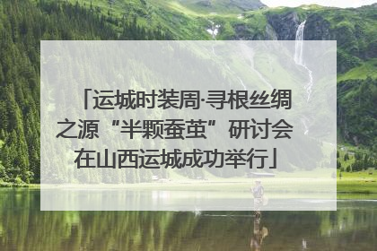 运城时装周·寻根丝绸之源“半颗蚕茧”研讨会在山西运城成功举行