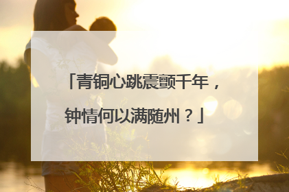青铜心跳震颤千年，钟情何以满随州？