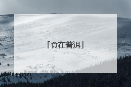 食在普洱