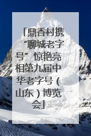 鼎香村携“聊城老字号”惊艳亮相第九届中华老字号（山东）博览会