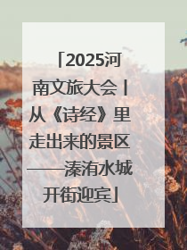 2025河南文旅大会丨从《诗经》里走出来的景区——溱洧水城开街迎宾