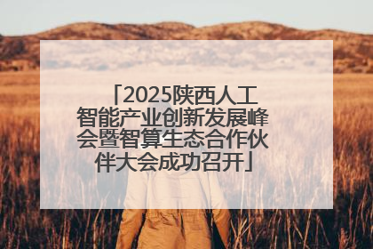 2025陕西人工智能产业创新发展峰会暨智算生态合作伙伴大会成功召开