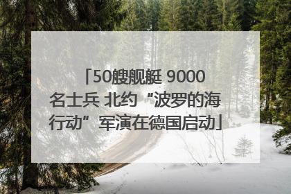 50艘舰艇 9000名士兵 北约“波罗的海行动”军演在德国启动