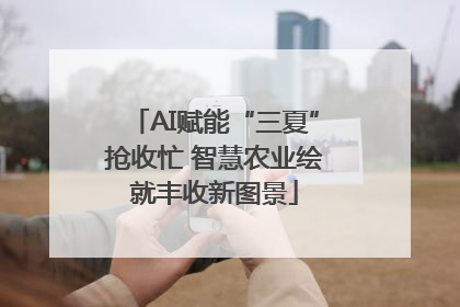 AI赋能“三夏”抢收忙 智慧农业绘就丰收新图景